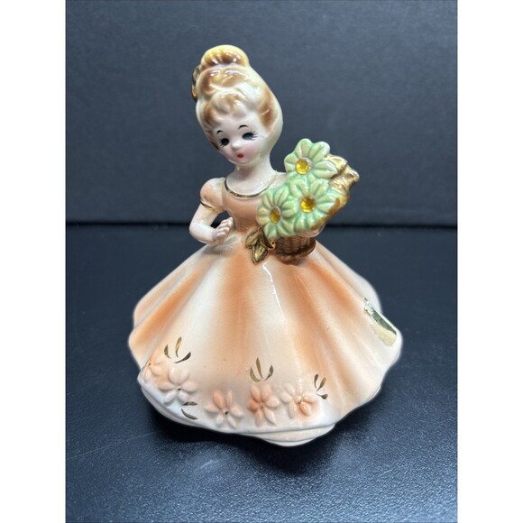 VINTAGE JOSEF ORIGINALS November Topaz BIRTHDAY FIGURINE - Picture 1 of 6